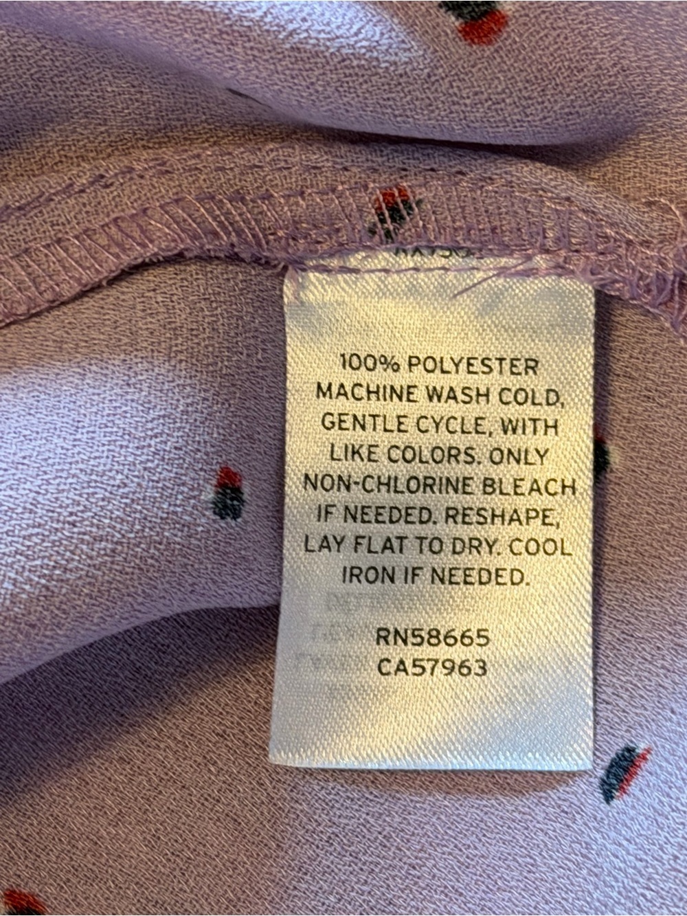 Halogen Women’s size small lavender purple camisole tank top adjustable strap - Picture 8 of 9